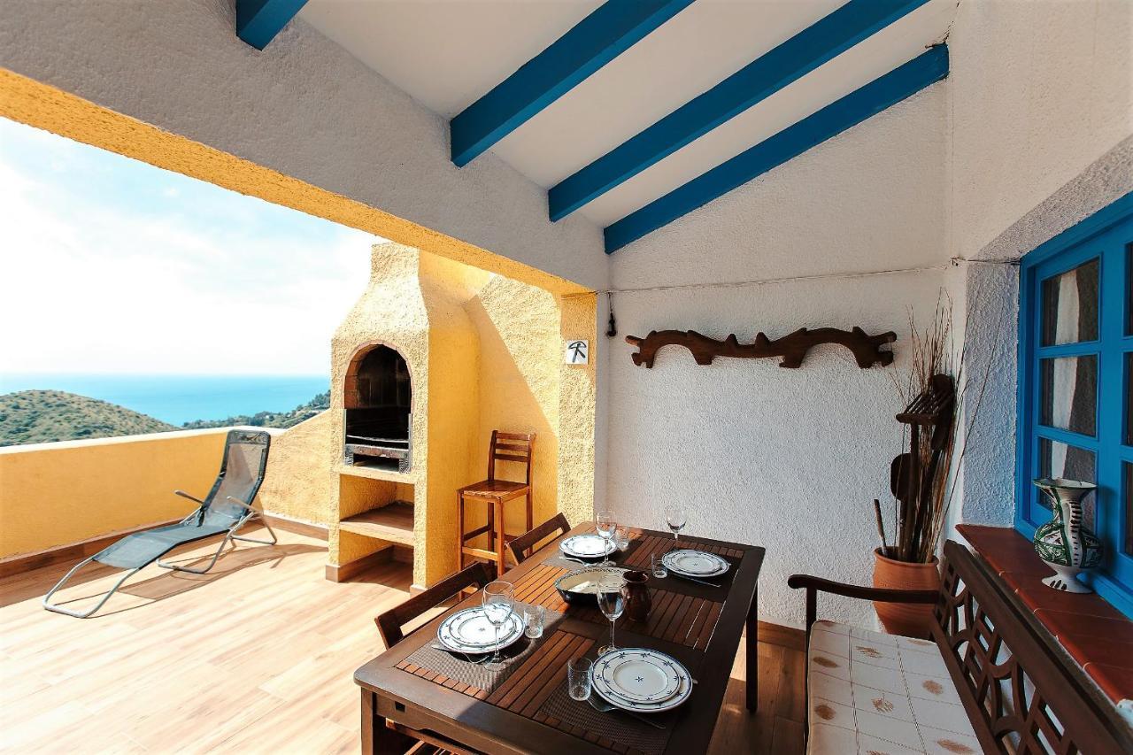House With Terrace, Amazing Views And Private Shared Pool Villa Mojácar Buitenkant foto