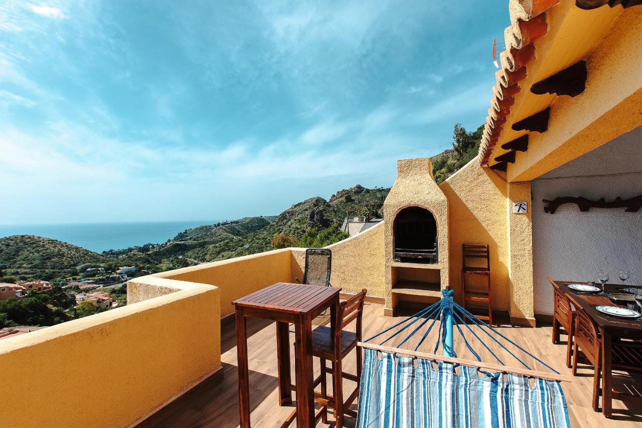 House With Terrace, Amazing Views And Private Shared Pool Villa Mojácar Buitenkant foto